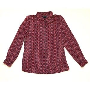 Banana Republic Classic Fit Long Sleeve Button Up Women’s Top Size Medium